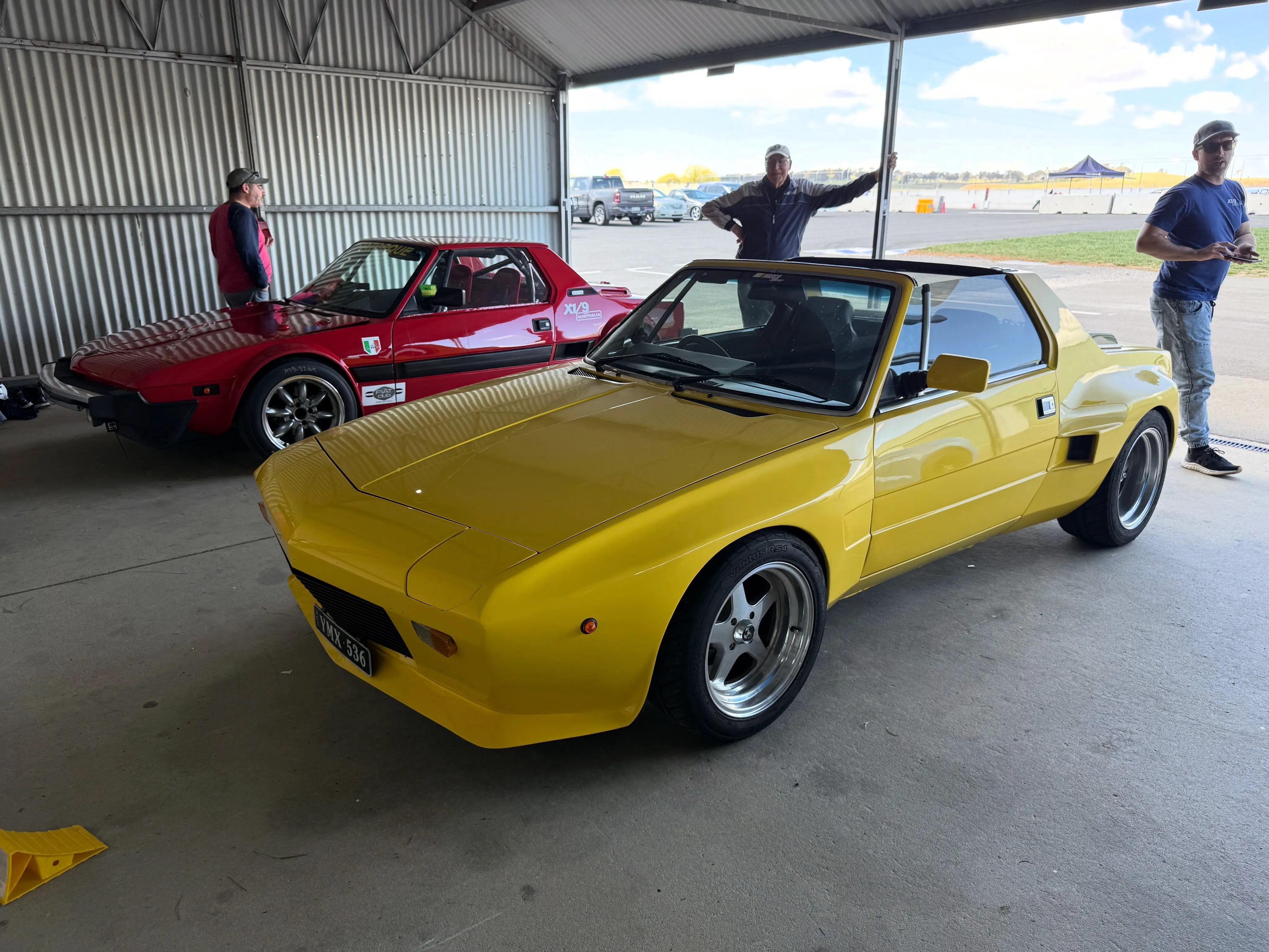 The Fiat Club Australia convoy driving