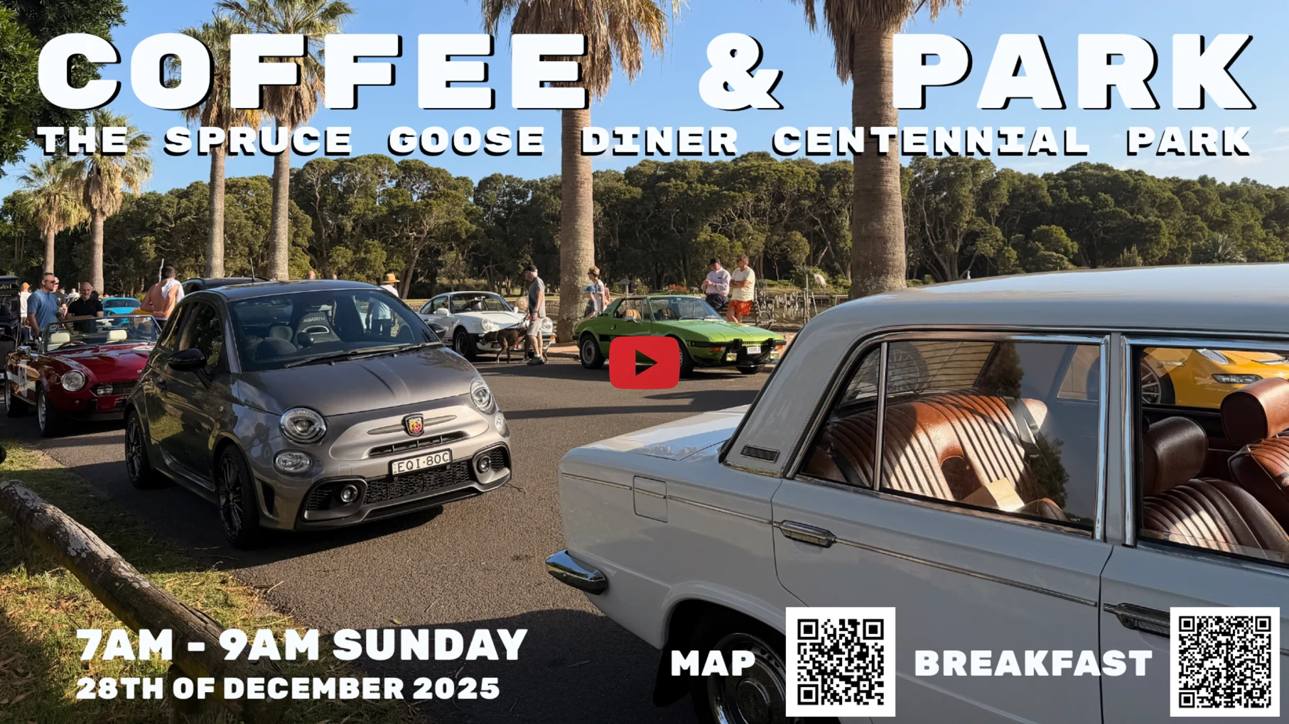 Coffee and Park Event Flyer
